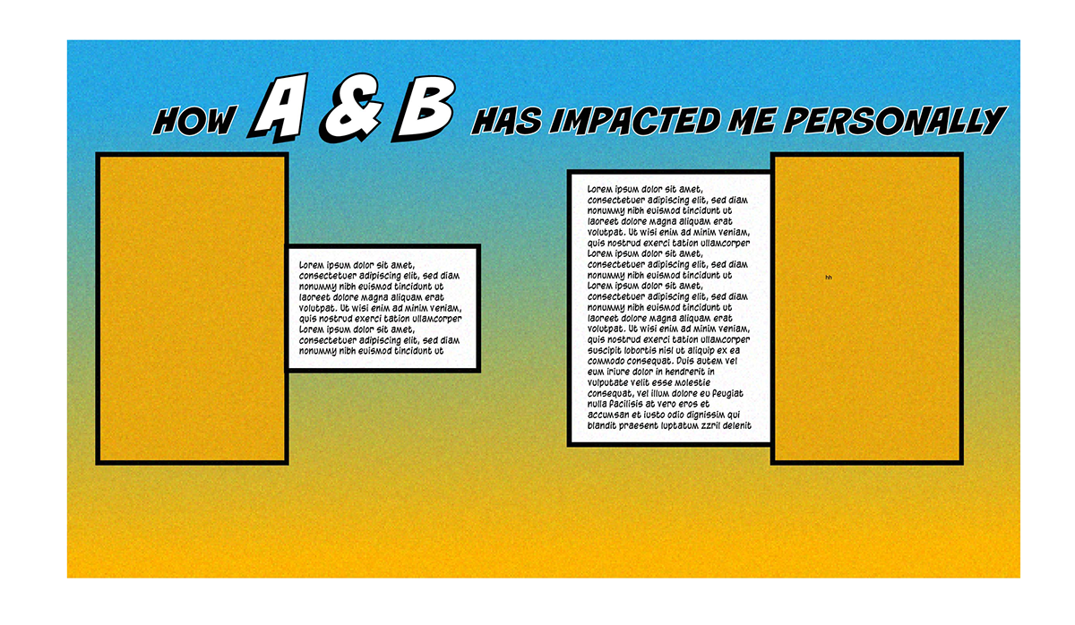Alston & Bird personal impact page layout