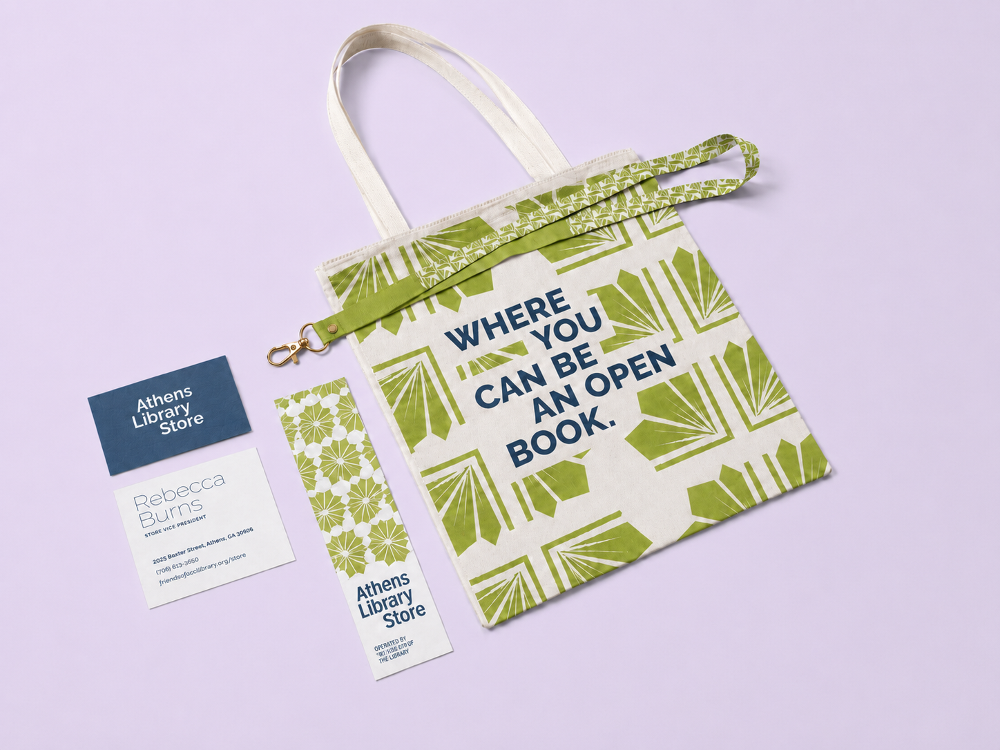 Athens Library Store rebrand