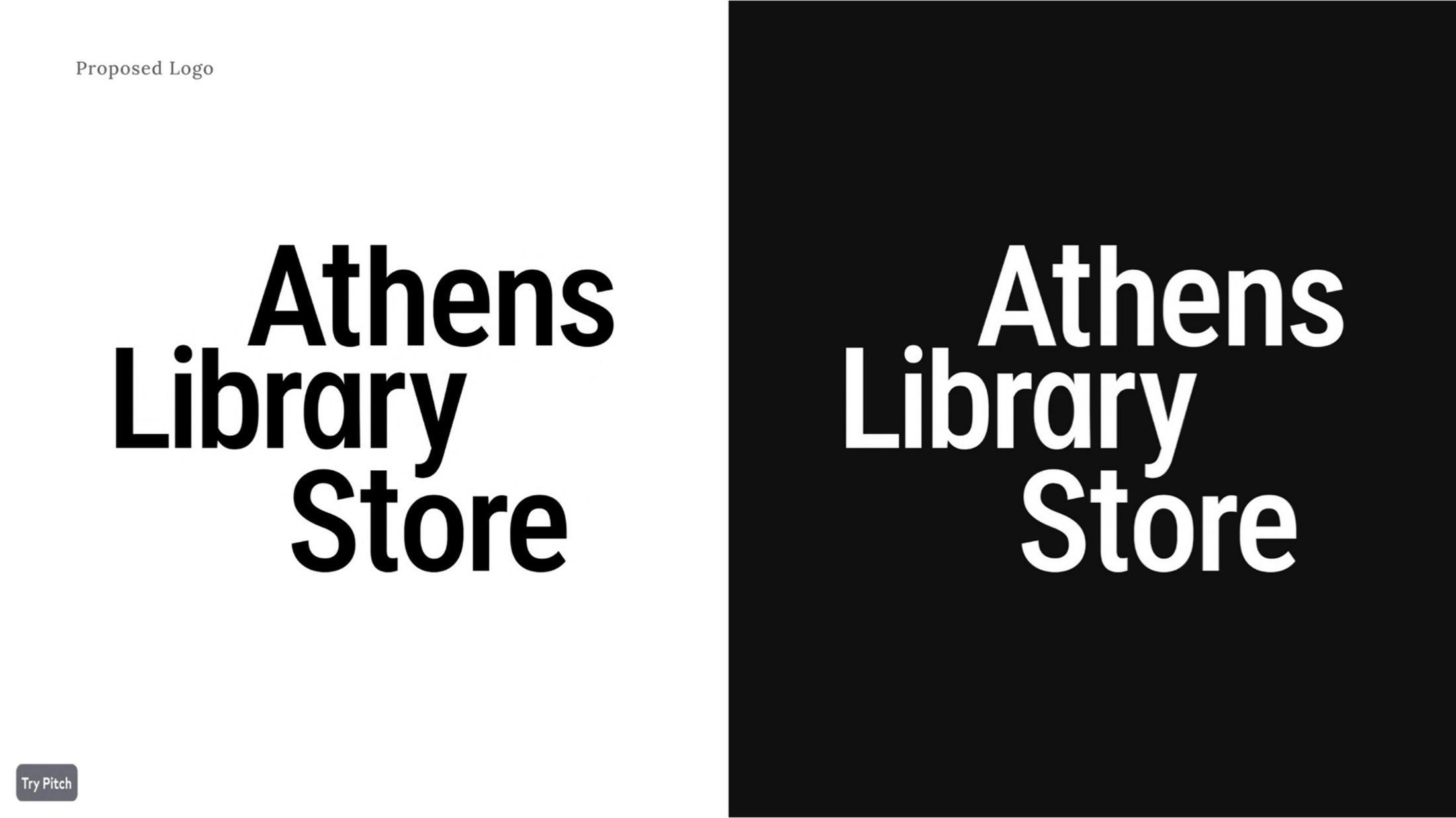 Athens Library Store brand guidelines page 07