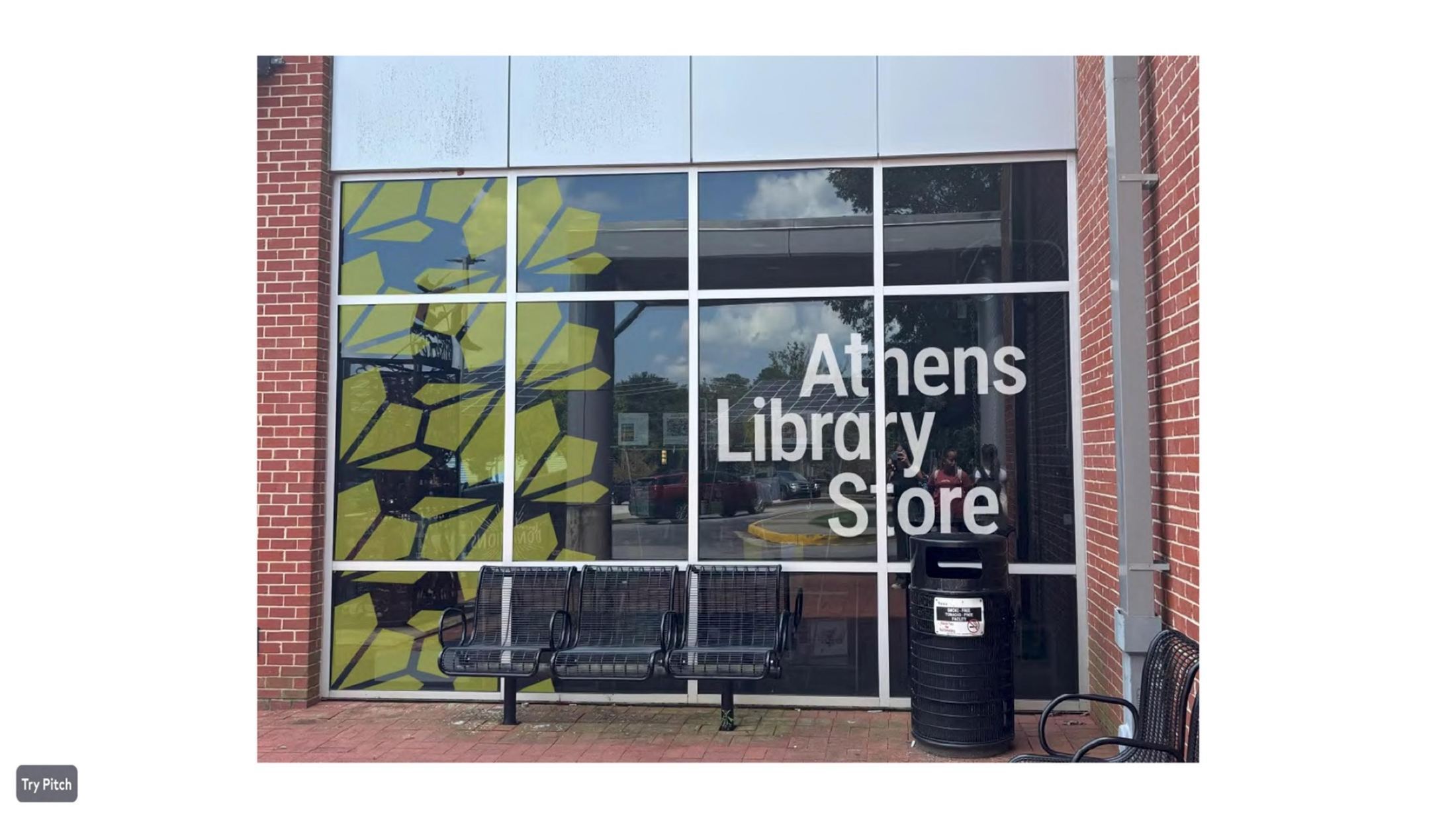 Athens Library Store brand guidelines page 18