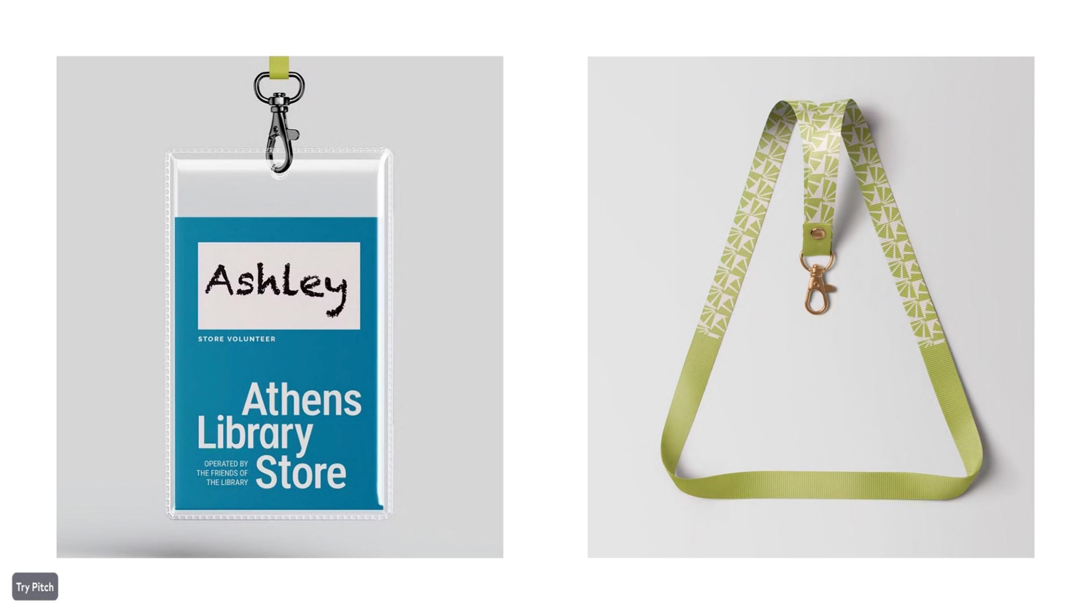 Athens Library Store brand guidelines page 19