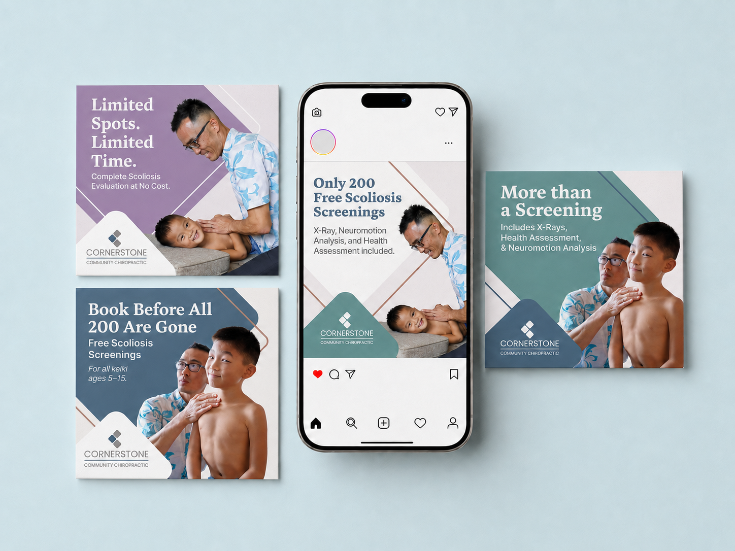 Cornerstone Community Chiropractic campaign