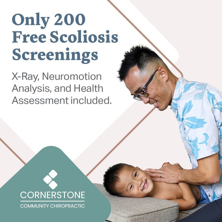 Only 200 Free Scoliosis Screenings social graphic