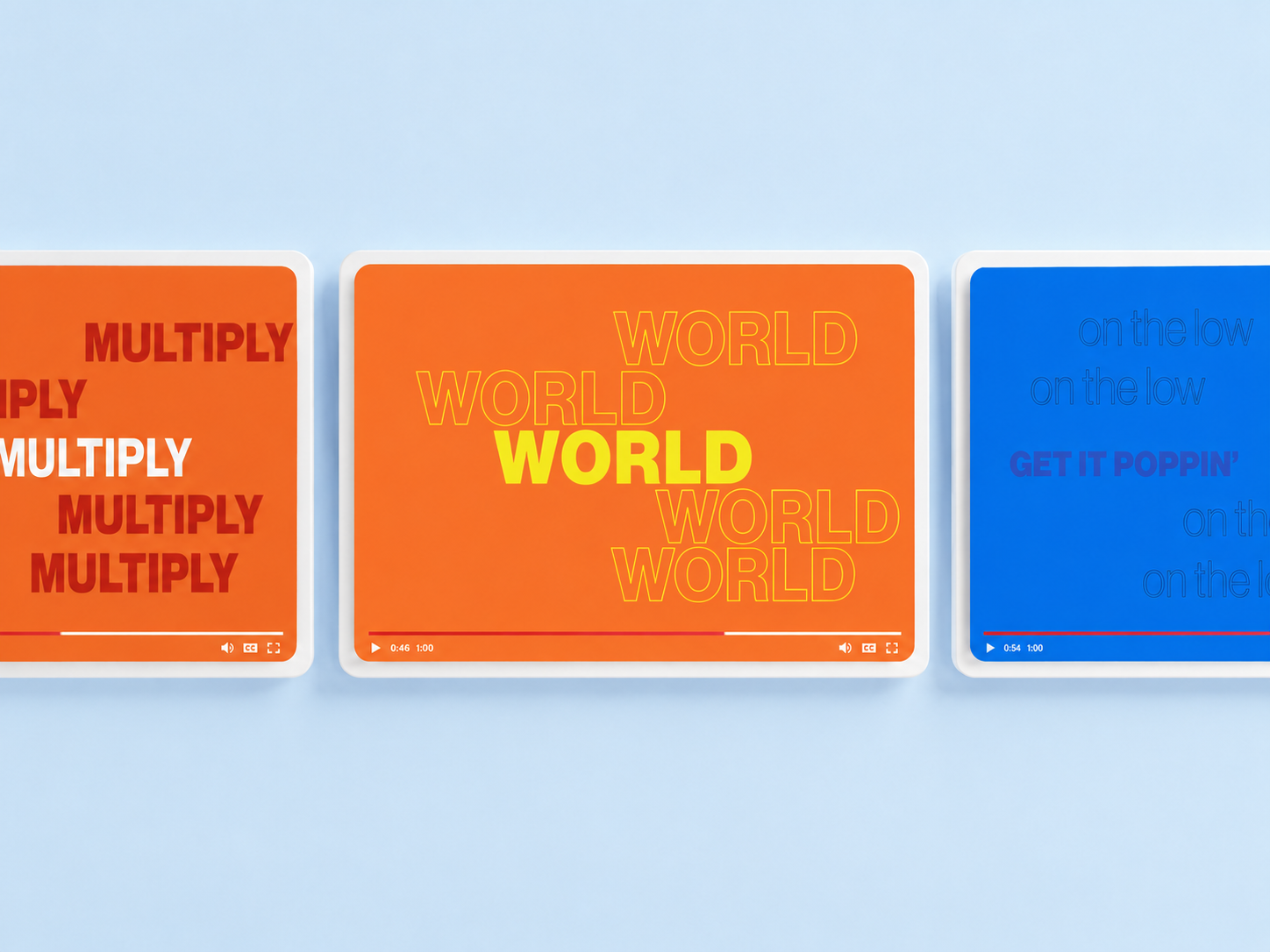 Kinetic Typography project cover