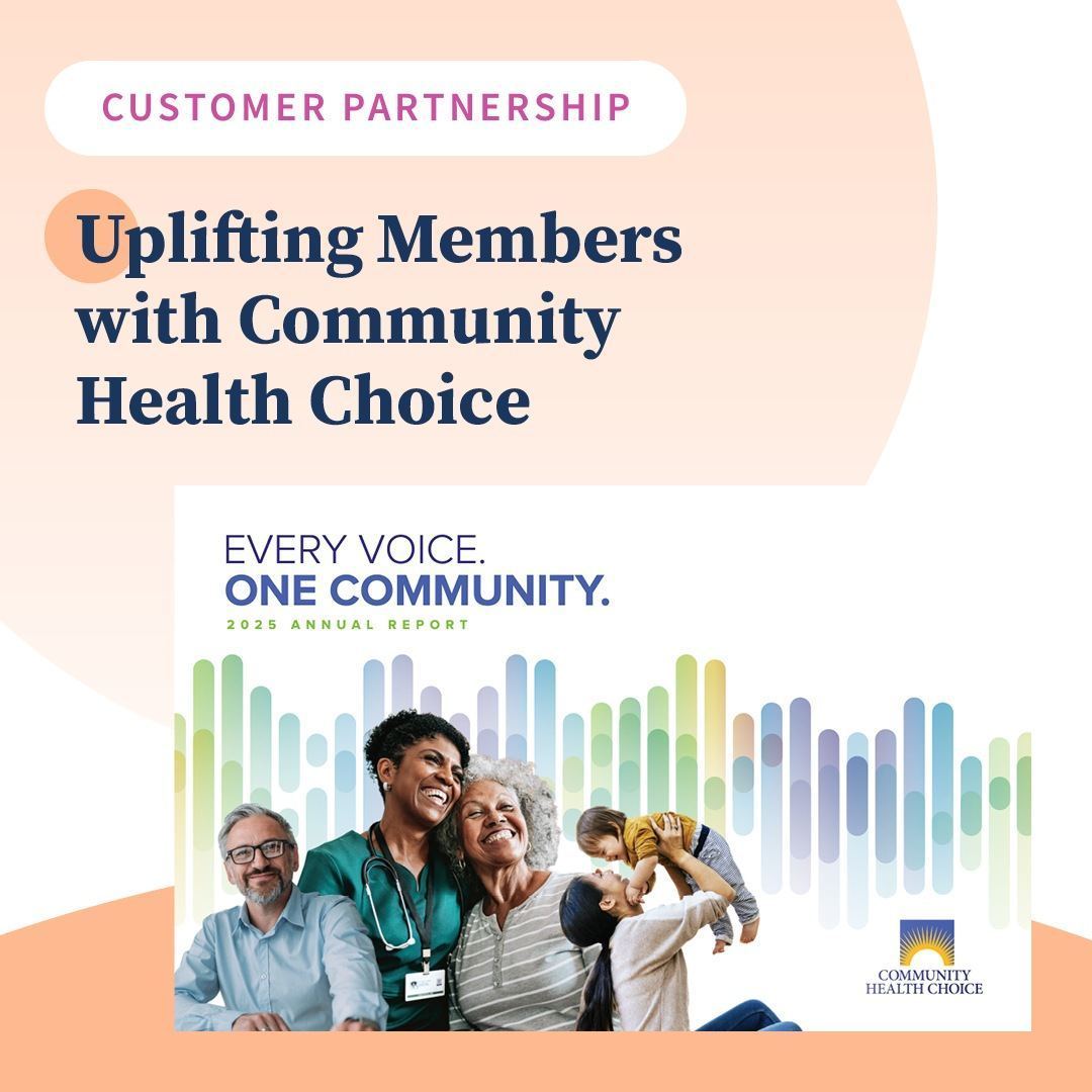 ProgenyHealth Community Health Choice uplifting members graphic