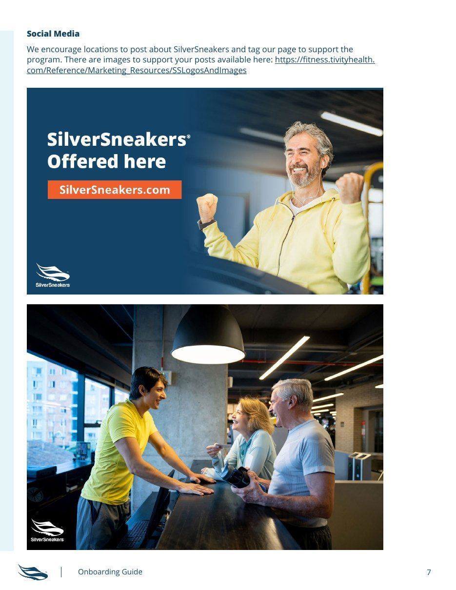 SilverSneakers social media resources