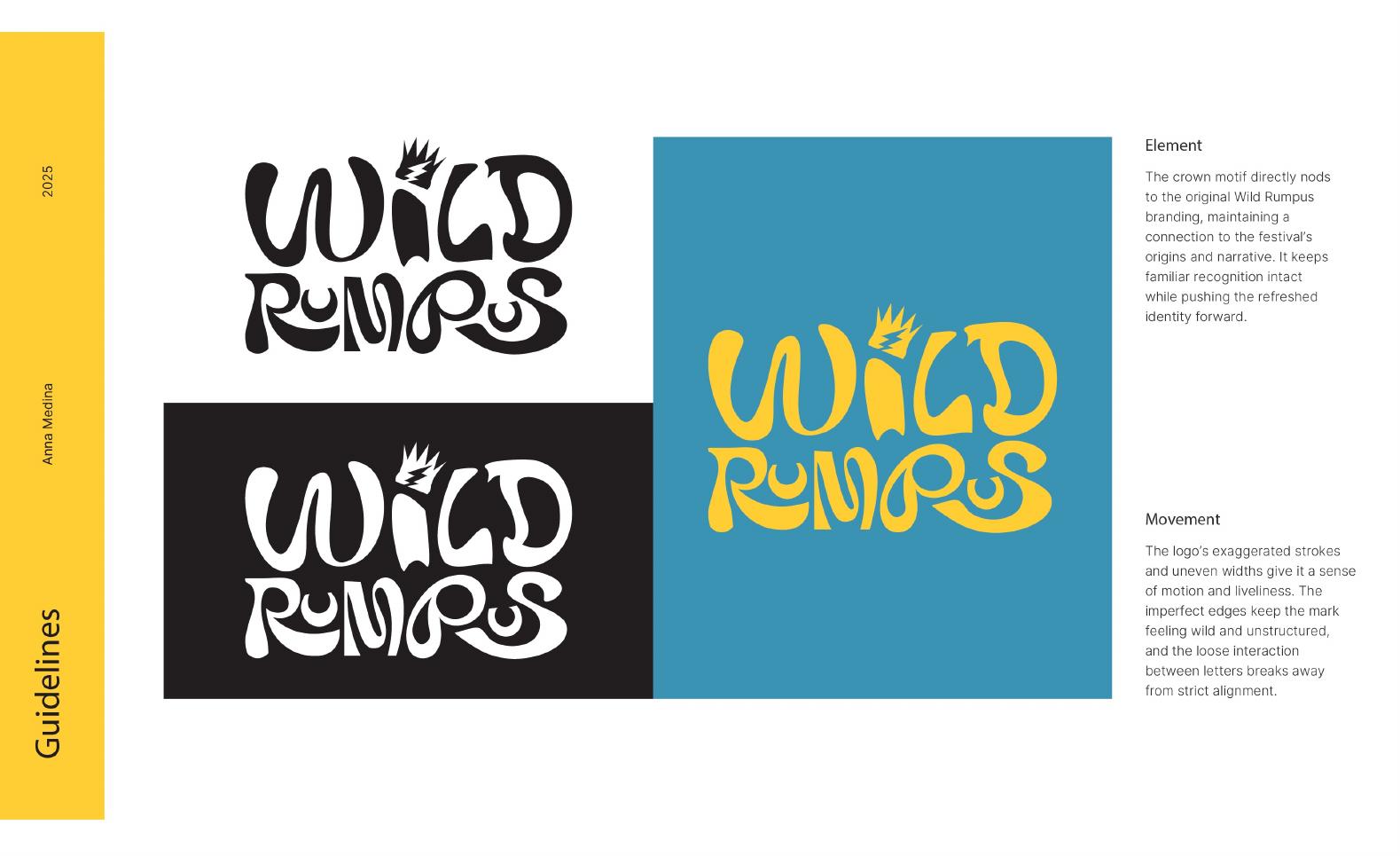 Wild Rumpus brand guidelines spread 11