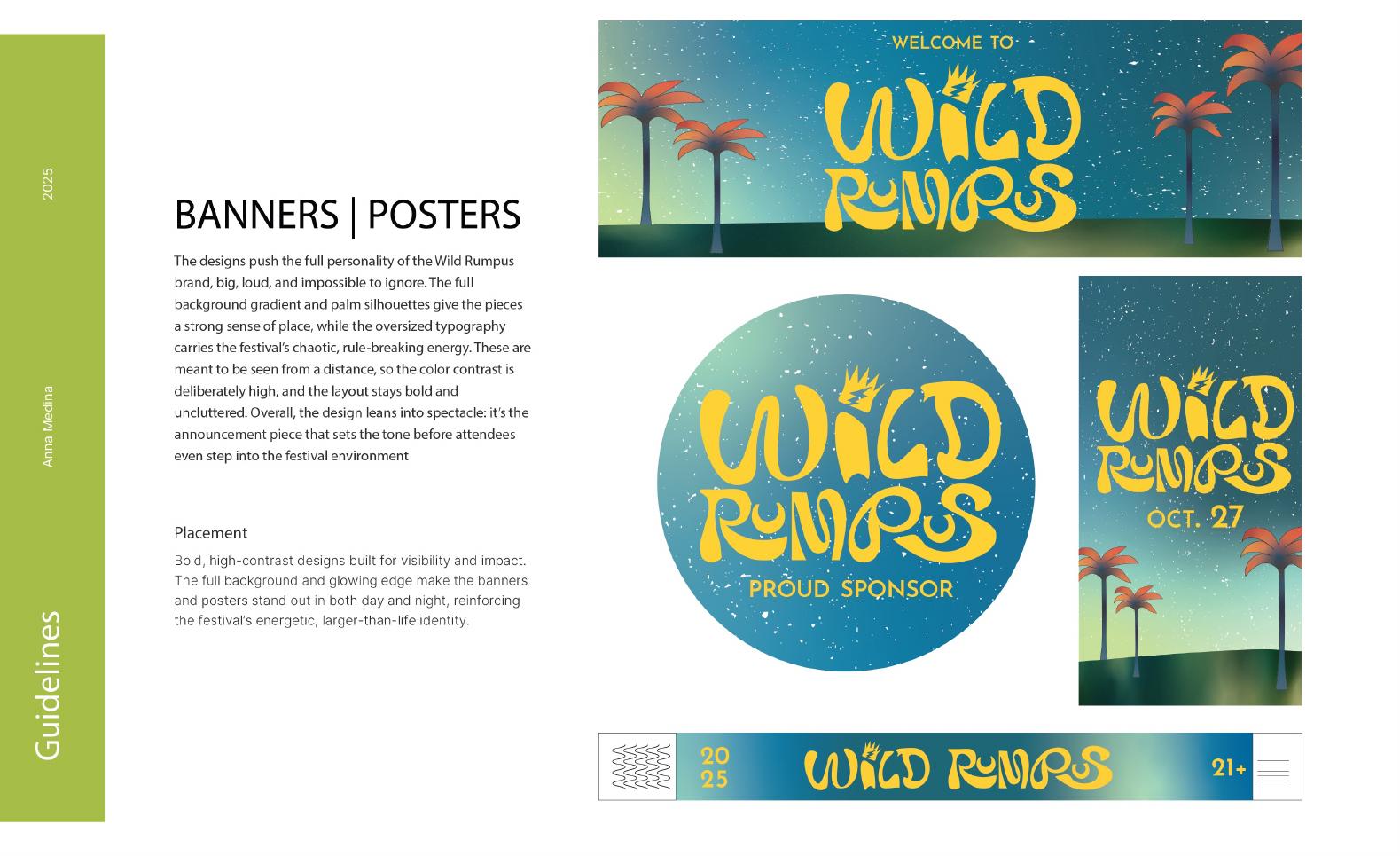 Wild Rumpus brand guidelines spread 21